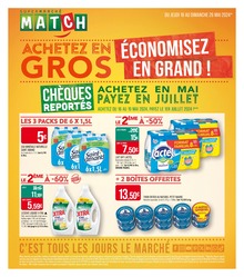 Catalogue Supermarchés Supermarchés Match en cours à Hautecôte et alentours, ACHETEZ EN GROS ÉCONOMISEZ EN GRAND !, 8 pages, 16/05/2024 - 26/05/2024