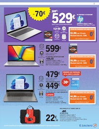 Offre HP dans le catalogue E.Leclerc du moment à la page 7