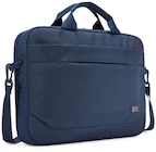 Sacoche Case Logic Advantage Attaché pour ordinateur portable de 14" Bleu foncé en promo chez Fnac Paris à 34,99 €