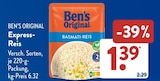 Aktuelles Express-Reis Angebot bei ALDI SÜD in Düsseldorf ab 1,39 €