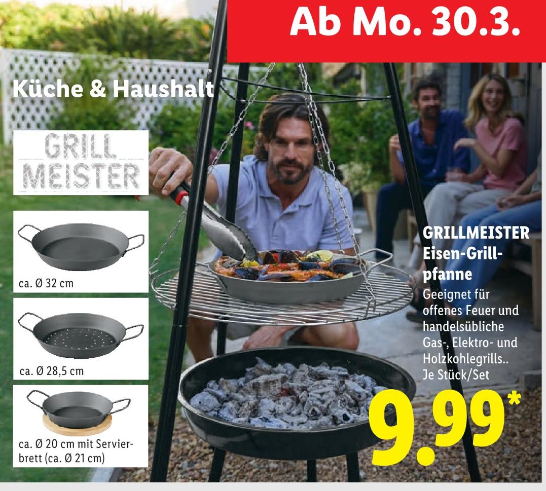 Eisen-Grillpfanne