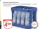 Mineralwasser bei GLOBUS im  Prospekt für 4,99 €