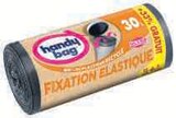 Sacs poubelle 30 litres fixation élastique - HANDY BAG - Super U à Caen Sacs poubelle 30 litres fixation élastique - HANDY BAG en promo chez Super U Caen à 2,95 €