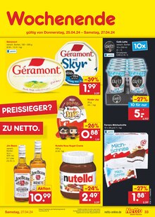 Nutella im Netto Marken-Discount Prospekt "Aktuelle Angebote" mit 51 Seiten (Seevetal)