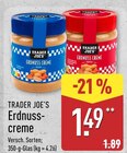 Erdnusscreme im ALDI Nord Prospekt Erdnusscreme von Trader Joe's im aktuellen ALDI Nord Prospekt für 1,49 €