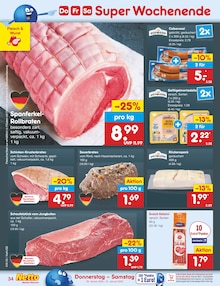 Schweinefilet im aktuellen Netto Marken-Discount Prospekt (Aachen) Schweinefilet im Netto Marken-Discount Prospekt "Aktuelle Angebote" mit 57 Seiten (Aachen)