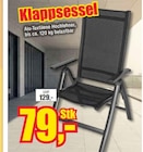 Klappsessel bei wohnen & sparen Stelter im Versmold Prospekt für 79,00 €