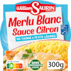 MERLU BLANC SAUCE CITRON RIZ CUISINÉ ET PETITS LÉGUMES WILLIAM SAURIN - WILLIAM SAURIN en promo chez Auchan Hypermarché MERLU BLANC SAUCE CITRON RIZ CUISINÉ ET PETITS LÉGUMES WILLIAM SAURIN - WILLIAM SAURIN dans le catalogue Auchan Hypermarché