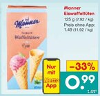 Aktuelles Eiswaffeltüten Angebot bei Netto Marken-Discount in Ingolstadt ab 0,99 €