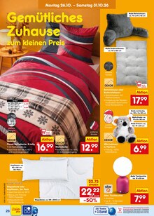 Kissen im aktuellen Netto Marken-Discount Prospekt (Bottrop) Kissen im Netto Marken-Discount Prospekt "Aktuelle Angebote" mit 67 Seiten (Bottrop)