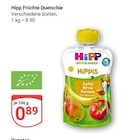 Früchte Quetschie Angebote von Hipp bei GLOBUS Herne für 0,89 €
