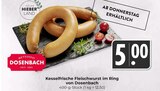 Kesselfrische Fleischwurst im Ring bei Hieber im Prospekt "" für 5,00 €