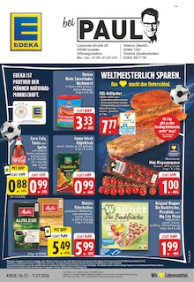 Aktueller EDEKA Prospekt für Geseke und Ungebung, Seiten zum blättern EDEKA Prospekt Aktuelle Angebote mit Seiten in Geseke und Umgebung