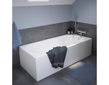 Promo Baignoire droite "Caspia" L. 160 x l. 70 cm à 76,90 € dans le catalogue Brico Dépôt à Pontault-Combault