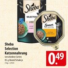 Selection Katzennahrung Angebote von Sheba bei famila Nordost Gifhorn für 0,49 €