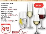 Trinkglas im Angebot bei GLOBUS in Rüsselsheim Trinkglas Angebote von Bohemia Cristal bei GLOBUS Rüsselsheim für 9,99 €