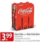 Aktuelles Coca-Cola oder Cola-Cola Zero Angebot bei famila Nordost in Stralsund ab 3,99 €