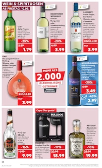 Gin im Kaufland Prospekt "Aktuelle Angebote" mit 52 Seiten (Augsburg)