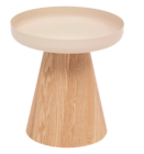 Table à café Hercyna argile Ø 40 cm en promo chez Maxi Bazar Noisy-le-Grand à 29,99 €