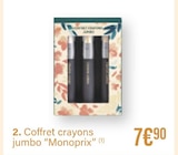 Coffret crayons jumbo - Monoprix en promo chez Monoprix Ajaccio à 7,90 €