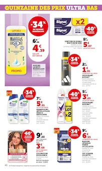 Promotion Gel Douche dans le prospectus Hyper U, valable du 06/01/2026 au 18/01/2026 Promo Gel Douche dans le catalogue Hyper U du moment à la page 40