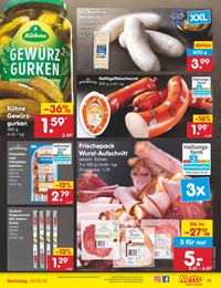 Weißwurst Angebot im aktuellen Netto Marken-Discount Prospekt auf Seite 11