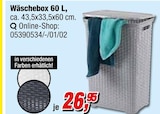 Wäschebox 60 L Angebote bei Opti-Megastore Schweinfurt für 26,95 €