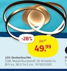 LED-Deckenleuchte von  im aktuellen ROLLER Prospekt für 49,99 €