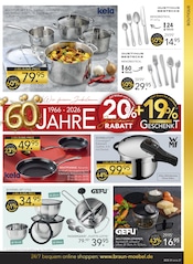 Topf im BRAUN Möbel-Center Prospekt in Neunkirchen Aktueller BRAUN Möbel-Center Prospekt mit Topf, "Wir feiern Jubiläum!", Seite 27