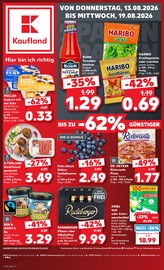 Kaufland Supermarkt Prospekt der aktuellen Woche mit 54 Seiten, gültig von 13.08.2026 bis 19.08.2026, in Gößnitz und Umgebung Aktueller Kaufland Supermarkt Prospekt in Gößnitz und Umgebung, "Hier bin ich richtig" mit 54 Seiten, 13.08.2026 - 19.08.2026