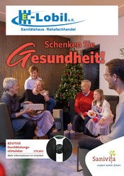 Aktueller E-Lobil e.K. Sanitätshaus Prospekt in Linz und Umgebung, "Schenken Sie Gesundheit!" mit 6 Seiten, 13.11.2024 - 31.01.2025