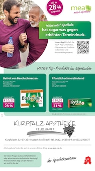 Aktueller mea - meine apotheke Prospekt "Unsere September-Angebote" Seite 1 von 4 Seiten für Neustadt