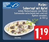 EDEKA Velbert - Matjes-Sahnetopf mit Apfel Angebot im Prospekt Matjes-Sahnetopf mit Apfel bei EDEKA im Velbert Prospekt für 1,19 €