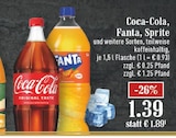 Coca-Cola, Fanta oder Sprite Angebote bei EDEKA Hilden für 1,39 €