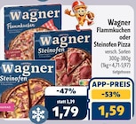 Flammkuchen oder Steinofen Pizza Angebote von Wagner bei aktiv & irma Oldenburg für 1,59 €