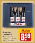 Premium Pils im REWE Prospekt Premium Pils von Hasseröder im aktuellen REWE Prospekt für 7,99 €