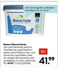 Natura Mineral-Farbe von VIVENT im aktuellen Hellweg Prospekt für 41,99 €