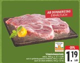 Schweinekammsteaks im Angebot bei E center in Erlangen Schweinekammsteaks Angebote bei E center Erlangen für 1,19 €