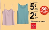 Promo Débardeur femme à 2,97 € dans le catalogue E.Leclerc à Vienne
