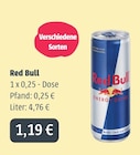 Red Bull im Angebot bei GetränkeLand Mayer in Dresden Red Bull Angebote von Red Bull bei GetränkeLand Mayer Dresden für 1,19 €