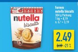 nutella biscuits Angebote von Ferrero bei diska Freital für 2,49 €