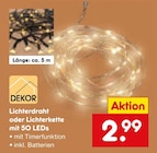Lichterdraht Angebote bei Netto Marken-Discount Langenfeld für 2,99 €