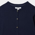 La Halle Chatte - Promo Gilet boutonné coton mélangé bleu marine fille Promo Gilet boutonné coton mélangé bleu marine fille à 8,99 € dans le catalogue La Halle à Chatte