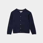 La Halle Pamiers - Promo Gilet boutonné coton mélangé bleu marine fille Promo Gilet boutonné coton mélangé bleu marine fille à 8,99 € dans le catalogue La Halle à Pamiers