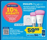 Hue White & Color Ambiance 9W E27 2er Starterset bei EURONICS im Soest Prospekt für 54,00 €