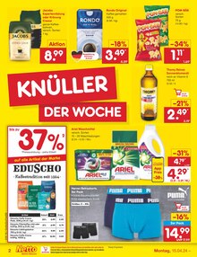 Ariel im Netto Marken-Discount Prospekt "Aktuelle Angebote" mit 49 Seiten (Chemnitz)