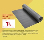 Gedimat Seissan - Promo SOUS-COUCHE SECURA LIGHT FLEX Promo SOUS-COUCHE SECURA LIGHT FLEX à 1,24 € dans le catalogue Gedimat à Seissan