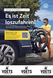 Aktueller Volkswagen Werkstatt & Auto Prospekt in Wolmirsleben und Umgebung, "Frühlingsfrische Angebote" mit 1 Seite, 01.03.2024 - 31.05.2024
