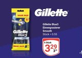 Aktuelle Rasierer Angebote bei GLOBUS in Trier Aktuelles Gillette Blue3 Einwegrasierer Smooth Angebot bei GLOBUS in Trier ab 3,29 €