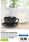 Lidl - 2er-Set Tassen mit Untertasse Angebot im Prospekt 2er-Set Tassen mit Untertasse bei Lidl im Prospekt "LIDL LOHNT SICH" für 13,98 €